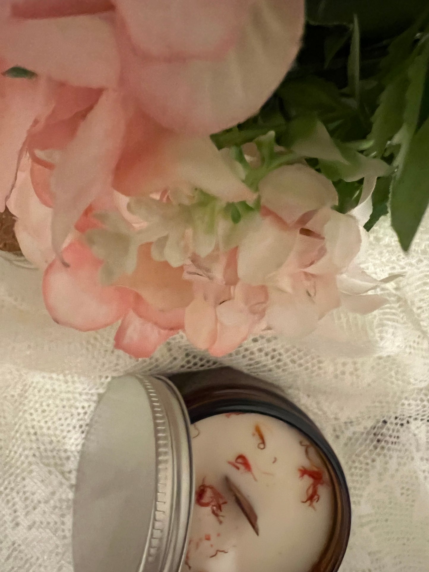 Candela in vaso ambrato 100 gr