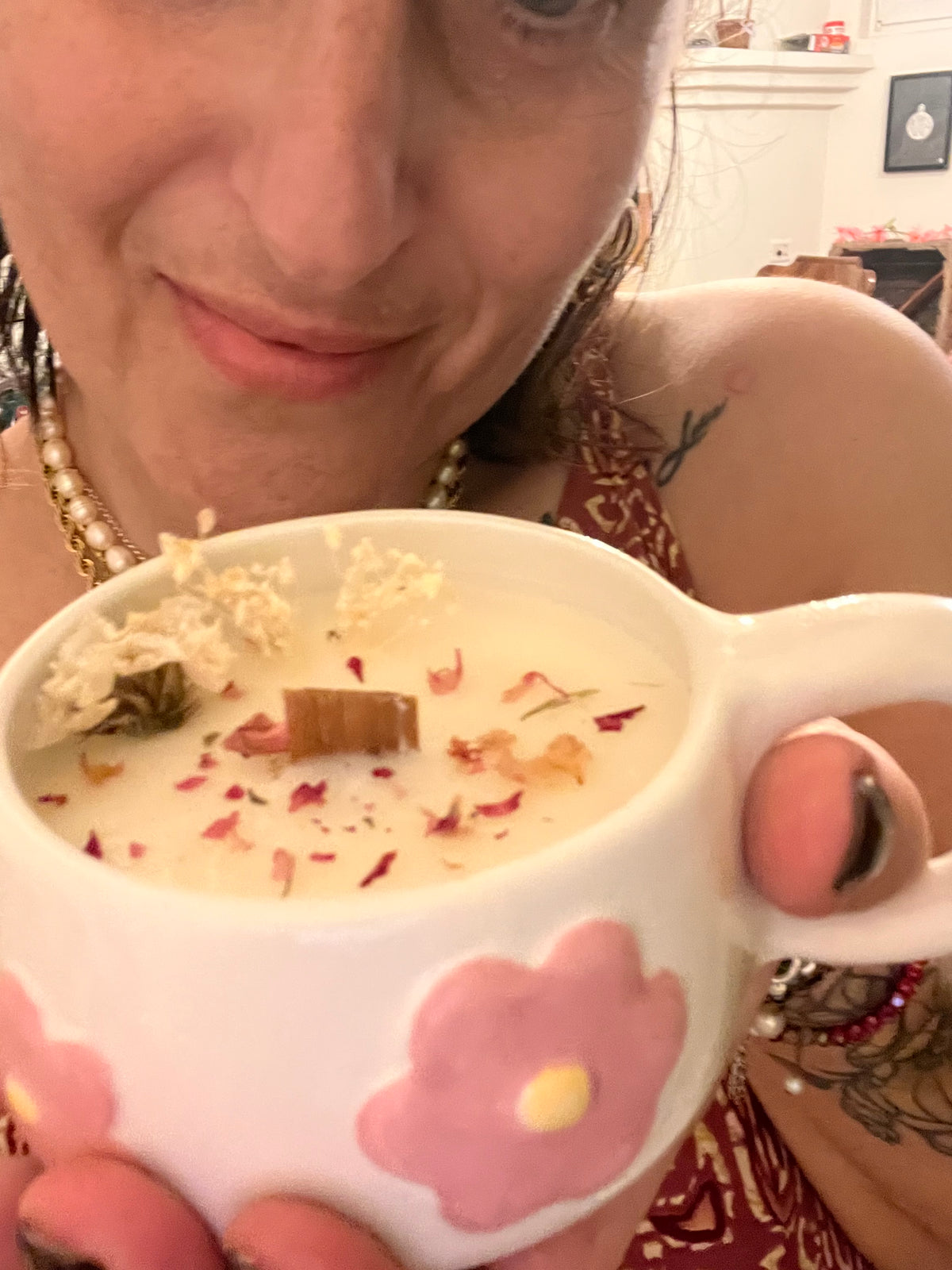 Tazza artigianale FLOWER POWER