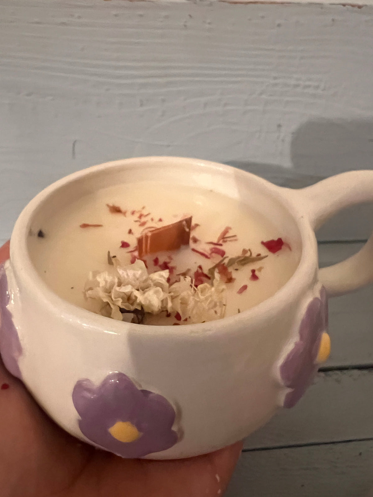 Tazza artigianale FLOWER POWER