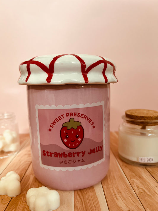 Brucia essenze barattolo di marmellata rosa