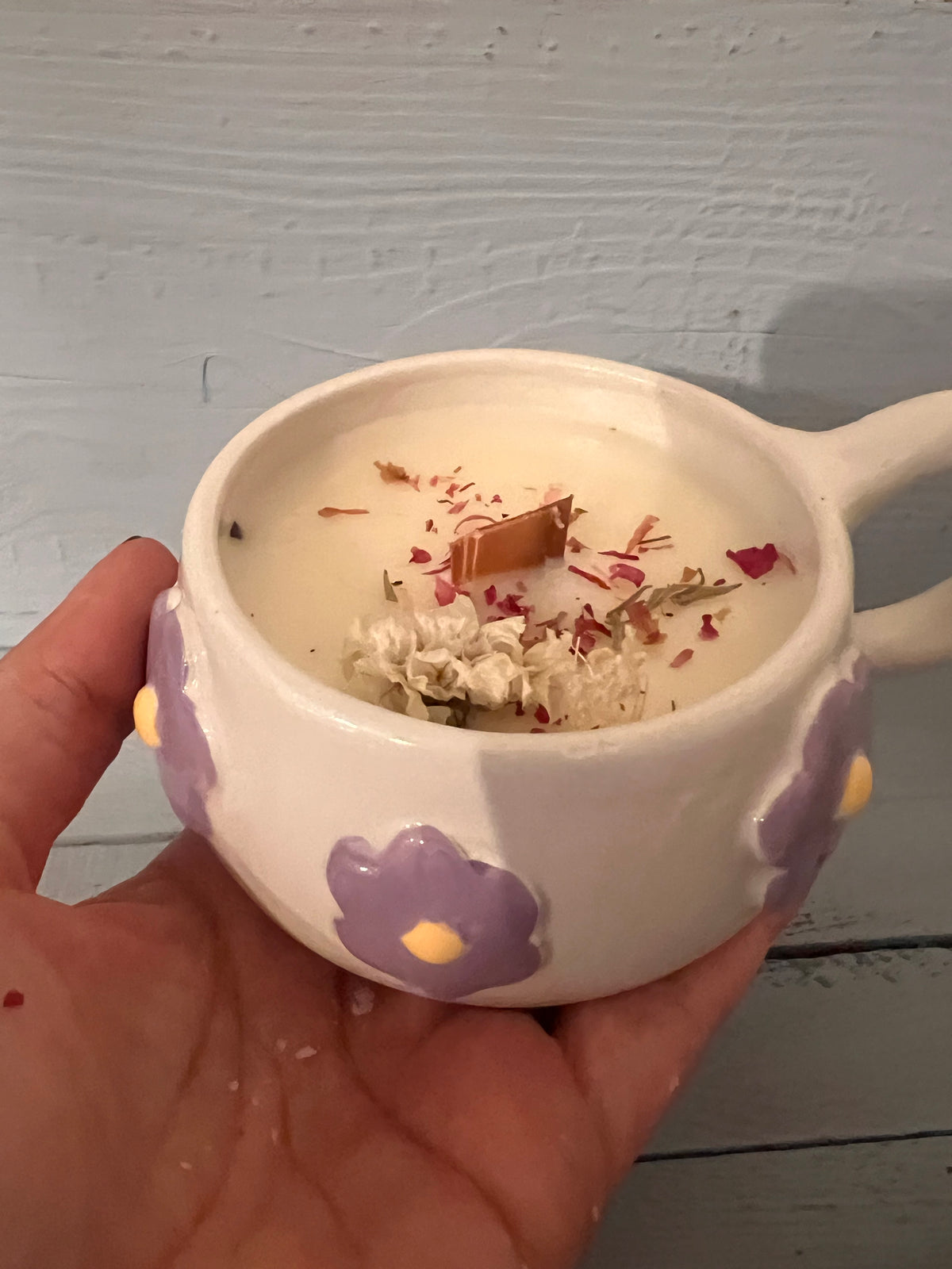 Tazza artigianale FLOWER POWER